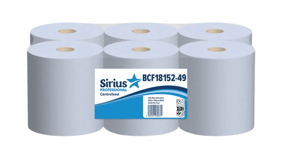 Sirius Blue Centrefeed Roll Pack